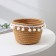 Basket for storage of handmade wicker work "TPP", 16 × 16 × 10 cm, beige color