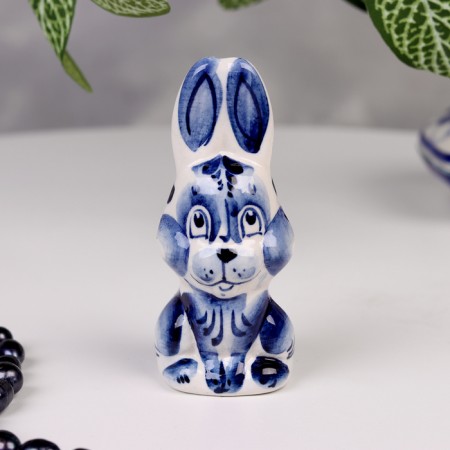 Souvenir "Hare Stepashka", Gzhel