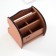 Organizer 5 sections, a series of ash shimo dark with Kant Dark, 13.5*17cm