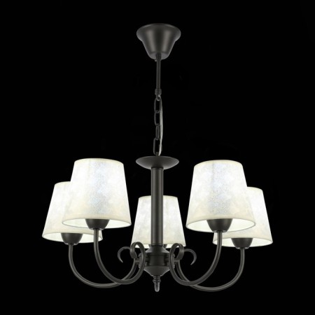 Suspended EVOLUCE lamp. Sle120303-05. Rimento. 5x40 watts, E14, 58x58x30 cm, dark -gray color-1