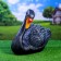 Garden figure "Swan" Black, 34x25x40cm