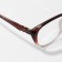 Ready glasses GA0555 (color: C1 brown; diopter: + 3; tint: no)