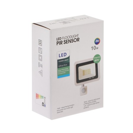 Flight LED, 10 W, 900 LM, 6500K, traffic sensor, IP66,-13