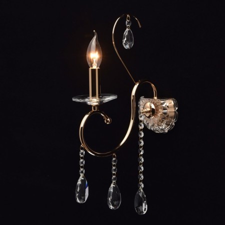 Bra "Adele", 1x40W E14, gold 47x12x27 cm-1