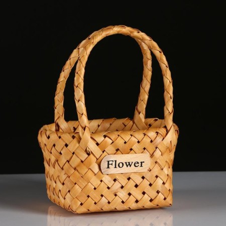 Wicker basket (sequoia), 17x13x9.5/23.5 cm, 1 pc., Natural-2