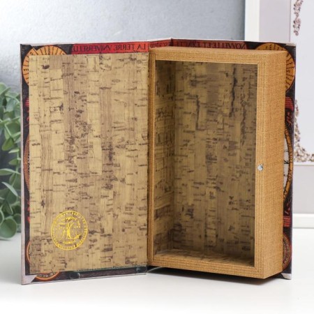 Broke-book Bolshoi "Columbus Map" leatherette 21x13x5 cm-2