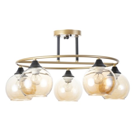 Sicily chandelier 5x60W E27 Gold 55x55x25.5cm-4