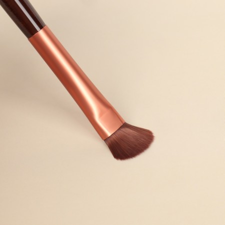 A set of makeup brushes "Reptilia", 7 objects, a cover on a button, black color-6