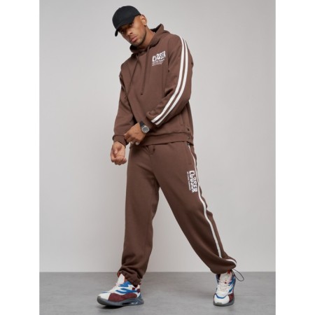 Sports suit men's, size 56, brown color-19