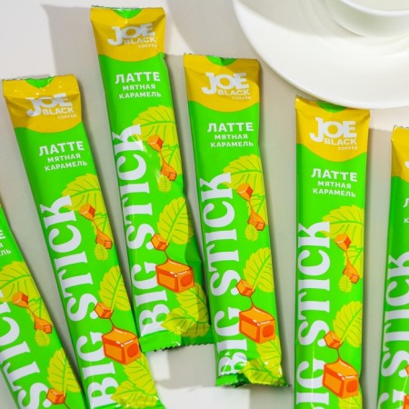 Drink Coffee Doluble Joe Black Big Stick "Latte Mint Caramel", 30 g-2