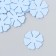The workpiece of Foamian "Flower" 3 cm, thickness. 1mm, set 10 pcs, blue