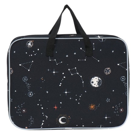 A4+handles folder, 360 x 290 x 70 mm, textile, Erichkrause Star Soul 57595-2