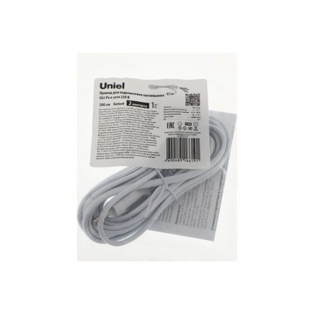 The wire for connecting the ULI-P Lovember to the 220V Uniel, 300 cm, 2 contacts, white-3