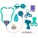 Dr. Frozen, cold heart, 9 objects