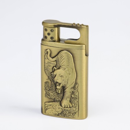 Gas lighter "Tiger", Piezo, 1 x 3.4 x 6.5 cm-2