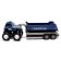 Metal “dump truck”, inertia, with plastic elements, blue color