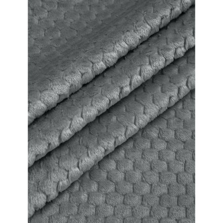 Texrepublic blanket, size 200x220 cm, gray color-6