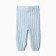 Knitted set (jumper, trousers, hat), blue color, height 62 cm