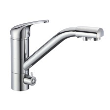 Смеситель для кухни Eleanti ELT5031, однорычажный, с гибкой подводкой, цвет хром