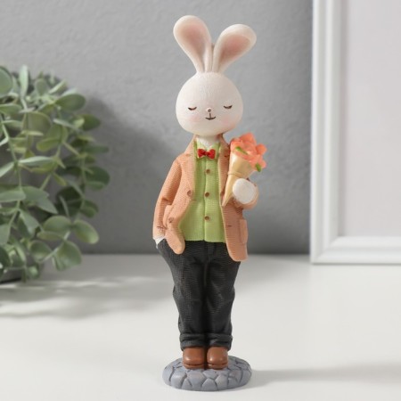Souvenir Polystone "Bunny - Detail" set 2 pcs 18x5x4.8 cm-1