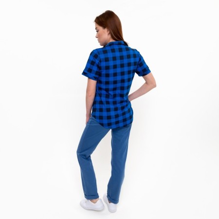 Women's shirt "Catherine" Blue color, size 44-2