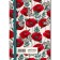 Book for recording recipes. Poppies with butterflies