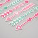 Stickers for creativity "Snow love" set 2 sheets 22x12.5 cm