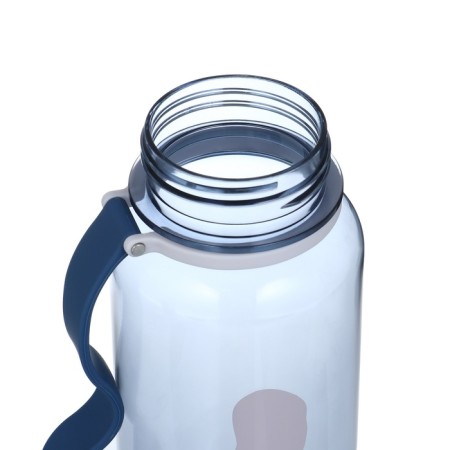 Water bottle, 600 ml, 20 x 7 cm, with sieve, white-3