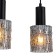 Suspended lamp 3x40W E27, size 59x11x178.5 cm