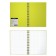 Notebook on the crest A5, 120 sheets in the Erichkrause Neon cage, glossy lamination, embossing "Leno", combined cover, mix