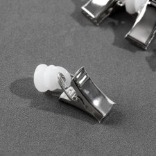 Clip for curtains for ceiling cornice D1*3cm (nab 20pcs price for nab) silver/white au
