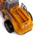 Radio -controlled excavator "bulldozer", works from batteries