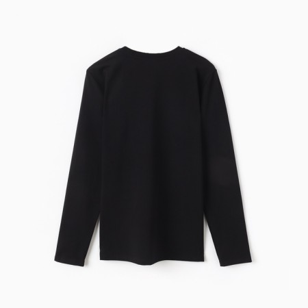 Jumper (Longsliv) Male Minaku: Basic Line Man Black Color, size 56-8