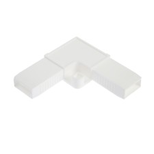 Connecting corner, all -lit, white
