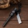 Fire tourist "Iskra" 12x2cm, keychain, with compass