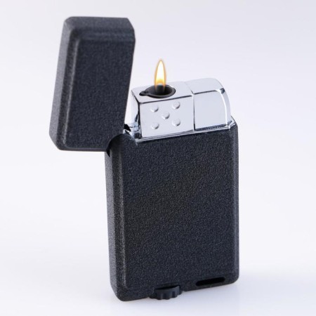 Gas lighter "Wiltshire", 3.3 x 6.2 cm, black