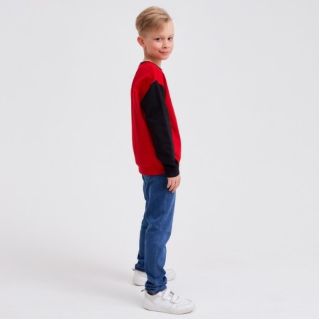 Jumper for the boy Minaku: Casual Collection Kids red color, height 110-1
