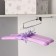 Shoulders - Manquists for clothing soft "Atlas", 5 pcs, 37.5 × 10 × 3 cm, lilac color