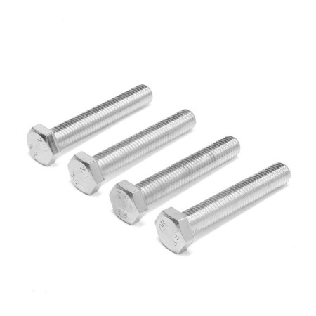 Bolt "Tundra Krep", with a hexagonal head, galvanized, Din933, M12x70 mm, 4 pcs-2