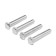 Bolt "Tundra Krep", with a hexagonal head, galvanized, Din933, M12x70 mm, 4 pcs