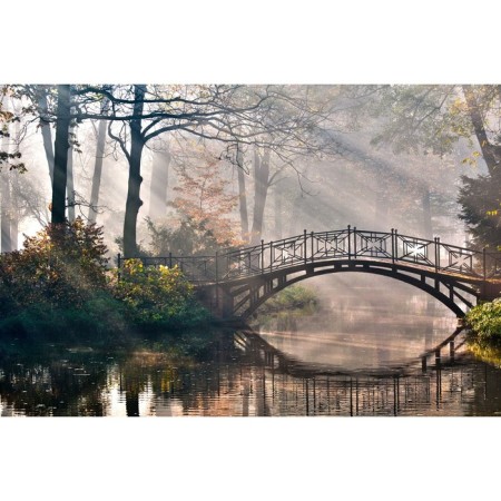 Picture on the subframe "Bridge in the park" 40*50 cm
