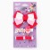 A set of hair hairpins 3 pcs, clamp, Minnie Mouse