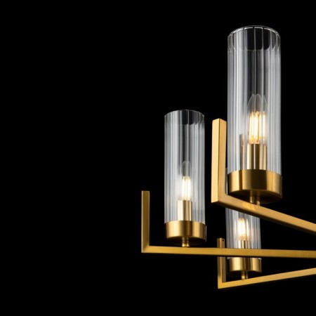 Suspended lamp Freya Fr5214PL-08BS ADELINE, 750X750X730 mm, E14, 8x60W, brass color-4