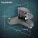 Bath mixer Zein Z3675, single-leaf, without shower set, ABS plastic, graphite