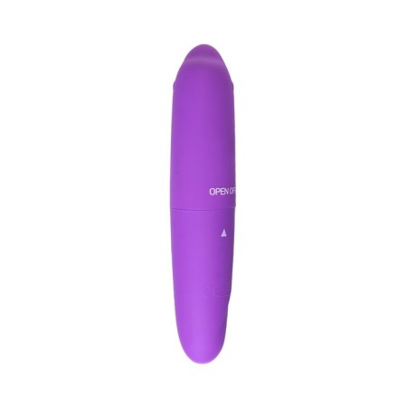 Vibrator of the little cuts, ABC plastic, purple, 12 cm-3