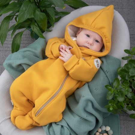 Комбинезон детский KinDerLitto «Карамелле-1», рост 56-62 см, цвет горчица-9