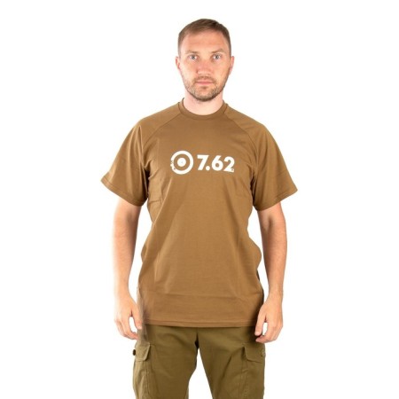 T-shirt 7.62 LOGO, cotton, coyot, rr XS-1
