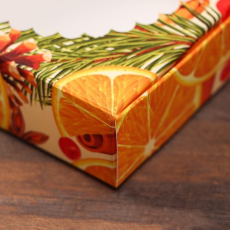 Box "Orange Party" 11.5 x 11.5 x 3.2 cm-3