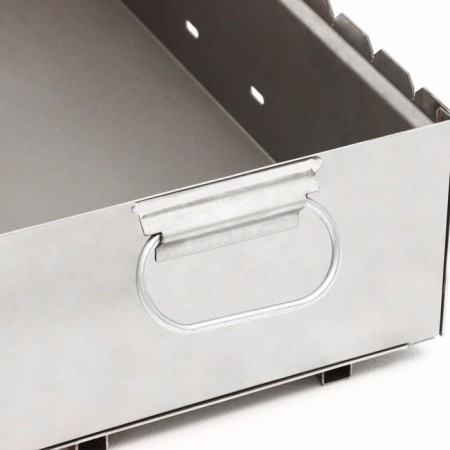 Board for barbecue 70 x 30 x 15 cm, 2 mm-3