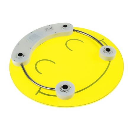 Floor scales IRIT IR-7251, electronic, up to 150 kg, glass, 1xCR2032, drawing "Smiley"-3